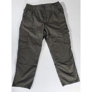 5.11 Tactical Series Pants Men's 36x30 Grey/Green Cargo Utility Pants